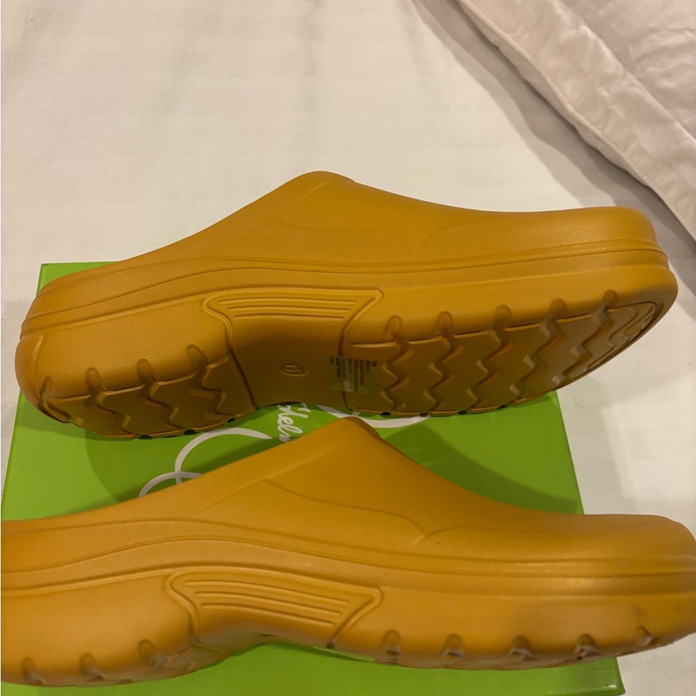 Yellow Slip-On Clogs
